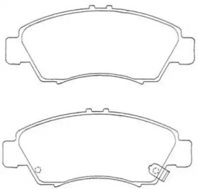 Комплект тормозных колодок AISIN ASN-235